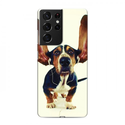 Дизайнерский пластиковый чехол для Samsung Galaxy S21 Ultra Собаки