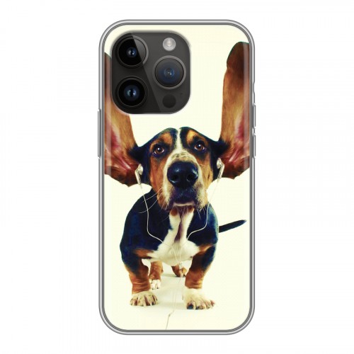 Дизайнерский силиконовый чехол для Iphone 14 Pro Собаки