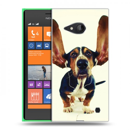 Дизайнерский пластиковый чехол для Nokia Lumia 730/735 Собаки