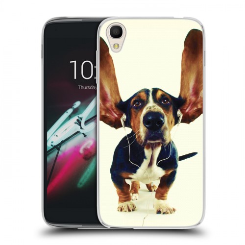 Дизайнерский пластиковый чехол для Alcatel One Touch Idol 3 (4.7) Собаки