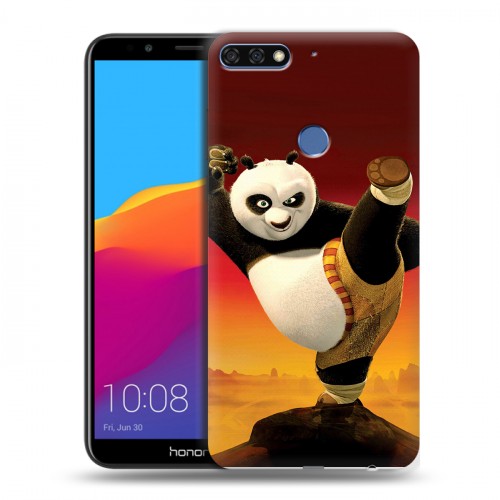 Дизайнерский пластиковый чехол для Huawei Honor 7C Pro Кунг-Фу Панда