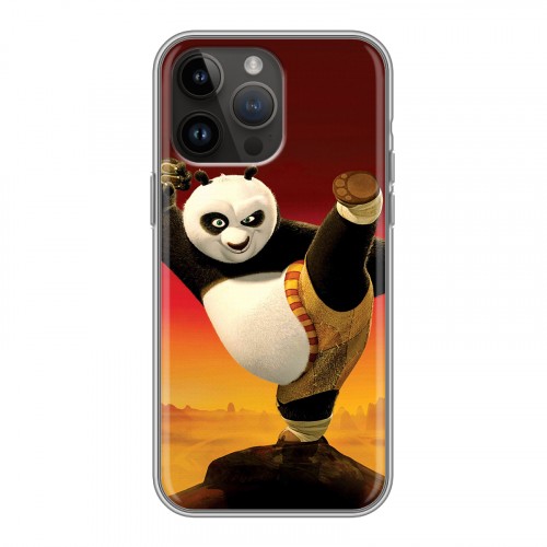 Дизайнерский пластиковый чехол для Iphone 14 Pro Max Кунг-Фу Панда