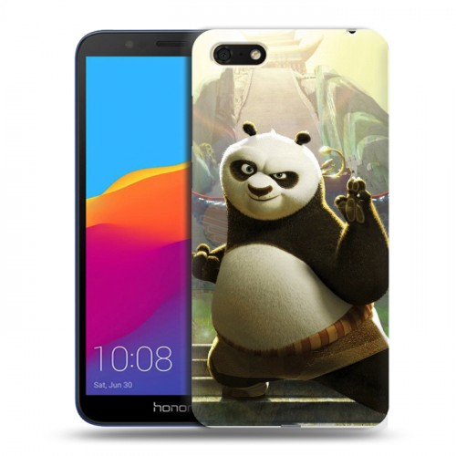 Дизайнерский пластиковый чехол для Huawei Honor 7A Кунг-Фу Панда