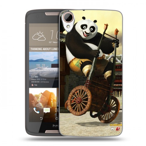 Дизайнерский пластиковый чехол для HTC Desire 828 Кунг-Фу Панда