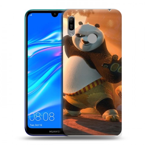 Дизайнерский пластиковый чехол для Huawei Y6 (2019) Кунг-Фу Панда