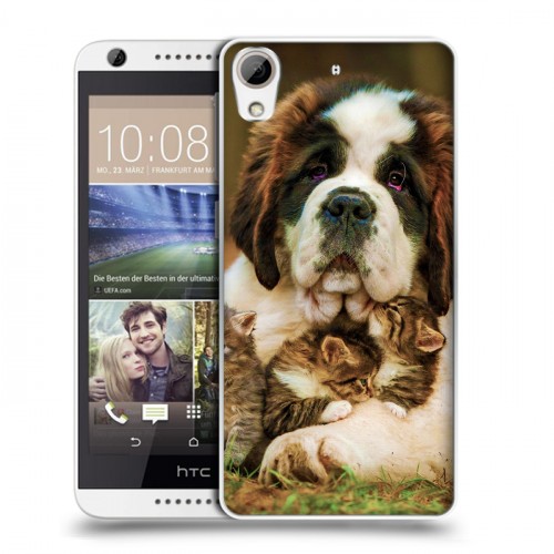 Дизайнерский силиконовый чехол для HTC Desire 626 Собаки