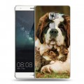 Дизайнерский пластиковый чехол для Huawei Mate S Собаки