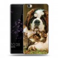 Дизайнерский пластиковый чехол для Huawei Honor Note 8 Собаки