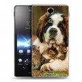 Дизайнерский пластиковый чехол для Sony Xperia TX Собаки