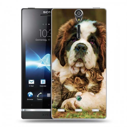 Дизайнерский пластиковый чехол для Sony Xperia S Собаки