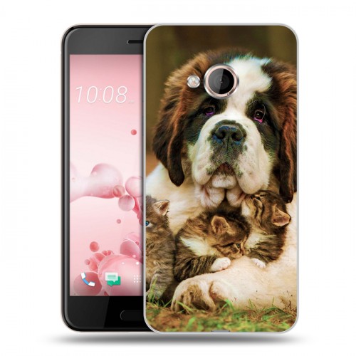 Дизайнерский пластиковый чехол для HTC U Play Собаки