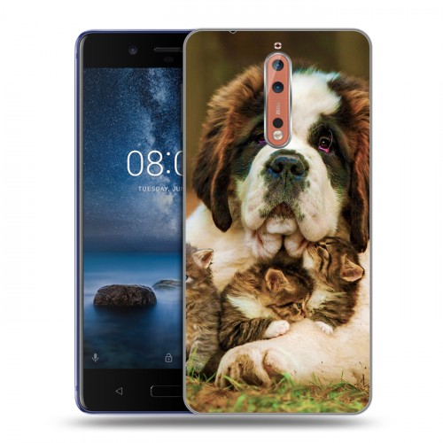 Дизайнерский пластиковый чехол для Nokia 8 Собаки