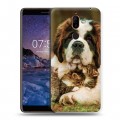 Дизайнерский пластиковый чехол для Nokia 7 Plus Собаки