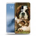 Дизайнерский силиконовый чехол для Meizu 16th Plus Собаки