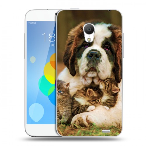 Дизайнерский силиконовый чехол для  Meizu MX3 Собаки