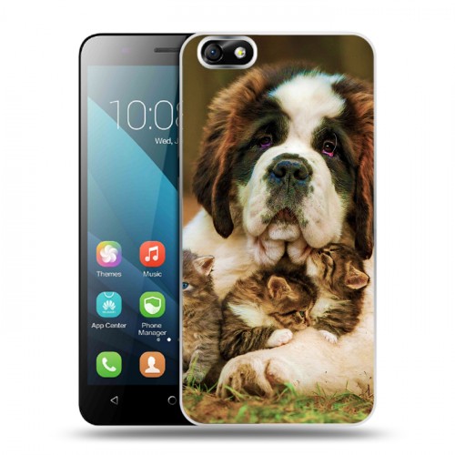 Дизайнерский пластиковый чехол для Huawei Honor 4X Собаки