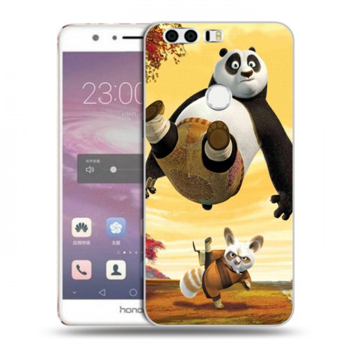 Дизайнерский пластиковый чехол для Huawei Honor 8 Кунг-Фу Панда