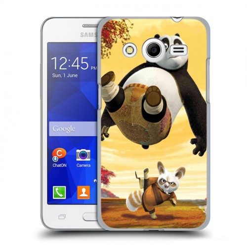 Дизайнерский пластиковый чехол для Samsung Galaxy Core 2 Кунг-Фу Панда