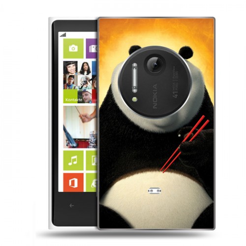Дизайнерский пластиковый чехол для Nokia Lumia 1020 Кунг-Фу Панда