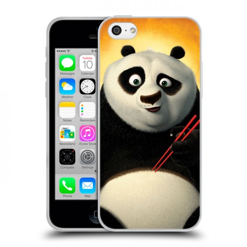 Дизайнерский пластиковый чехол для Iphone 5c Кунг-Фу Панда