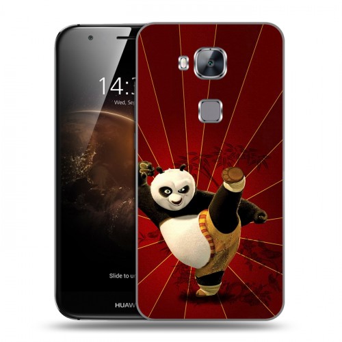Дизайнерский силиконовый чехол для Huawei G8 Кунг-Фу Панда