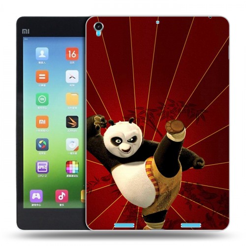Дизайнерский силиконовый чехол для Xiaomi MiPad Кунг-Фу Панда