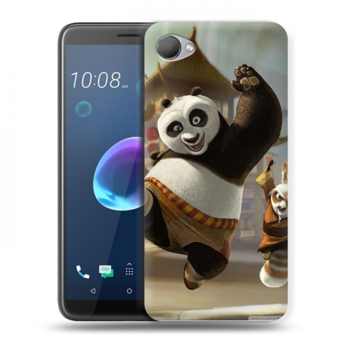 Дизайнерский пластиковый чехол для HTC Desire 12 Кунг-Фу Панда