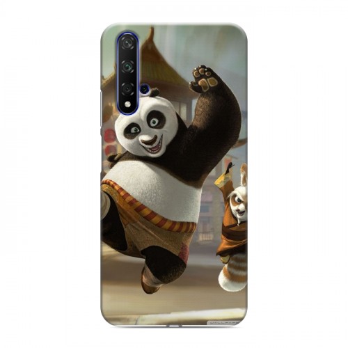 Дизайнерский силиконовый чехол для Huawei Honor 20 Кунг-Фу Панда