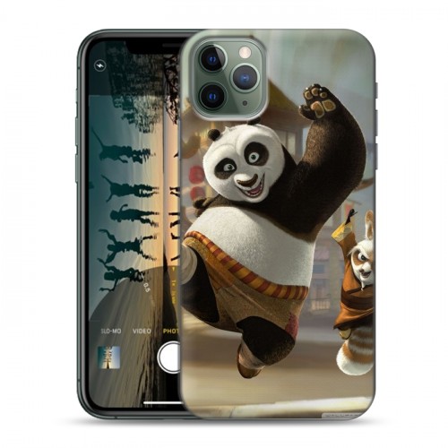 Дизайнерский пластиковый чехол для Iphone 11 Pro Кунг-Фу Панда
