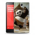 Дизайнерский пластиковый чехол для Xiaomi RedMi Note Кунг-Фу Панда