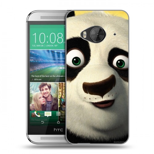 Дизайнерский силиконовый чехол для HTC One ME Кунг-Фу Панда