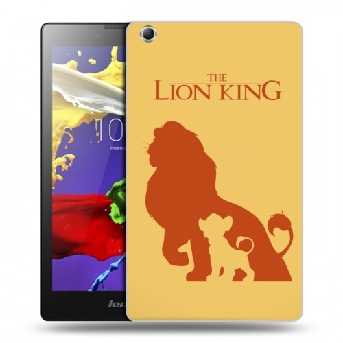 Дизайнерский силиконовый чехол для Lenovo Tab 3 7 Essential Король Лев