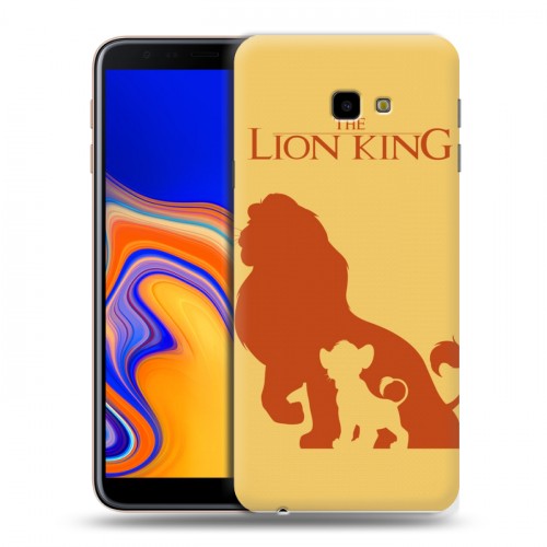 Дизайнерский пластиковый чехол для Samsung Galaxy J4 Plus Король Лев