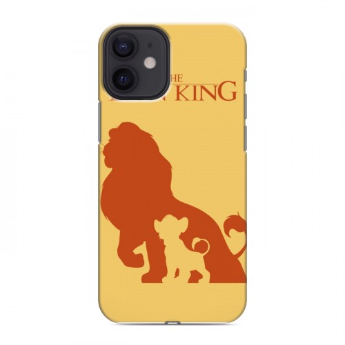 Дизайнерский силиконовый с усиленными углами чехол для Iphone 12 Mini Король Лев