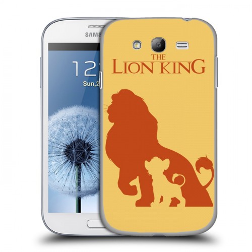 Дизайнерский пластиковый чехол для Samsung Galaxy Grand Король Лев