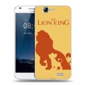 Дизайнерский пластиковый чехол для Huawei Ascend G7 Король Лев