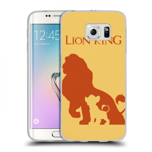 Дизайнерский пластиковый чехол для Samsung Galaxy S6 Edge Король Лев