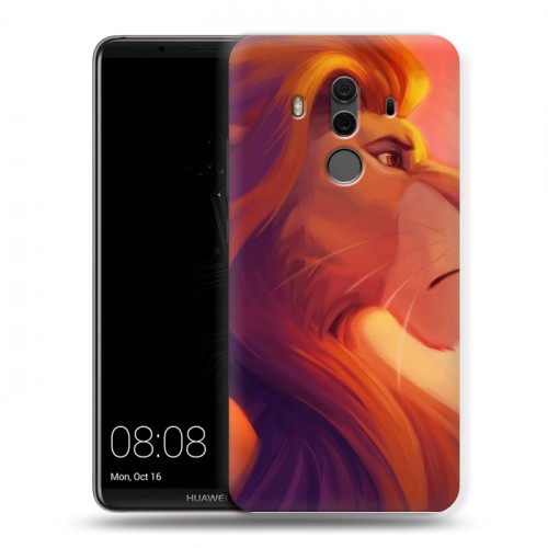 Дизайнерский пластиковый чехол для Huawei Mate 10 Pro Король Лев