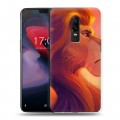 Дизайнерский пластиковый чехол для OnePlus 6 Король Лев