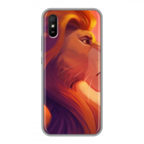 Дизайнерский силиконовый с усиленными углами чехол для Xiaomi RedMi 9A Король Лев