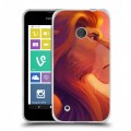 Дизайнерский пластиковый чехол для Nokia Lumia 530 Король Лев