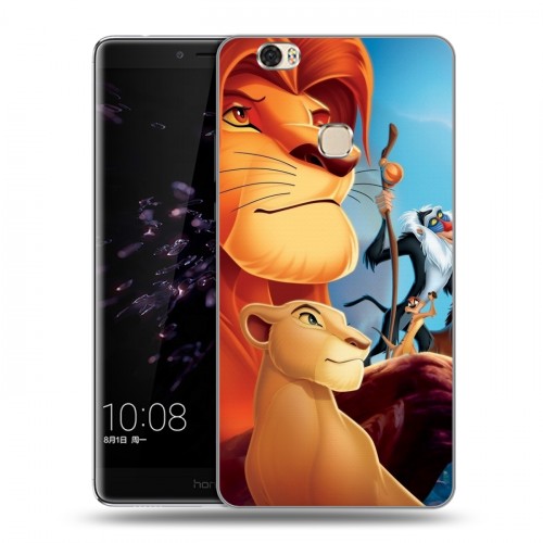 Дизайнерский пластиковый чехол для Huawei Honor Note 8 Король Лев