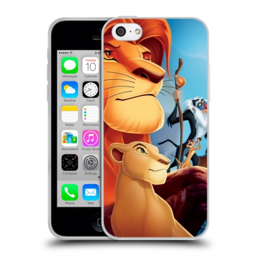 Дизайнерский пластиковый чехол для Iphone 5c Король Лев