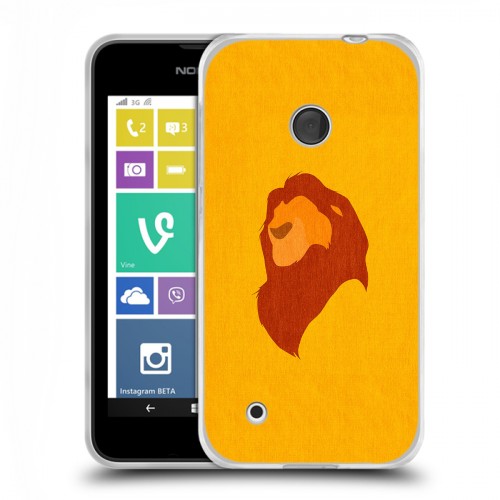 Дизайнерский пластиковый чехол для Nokia Lumia 530 Король Лев