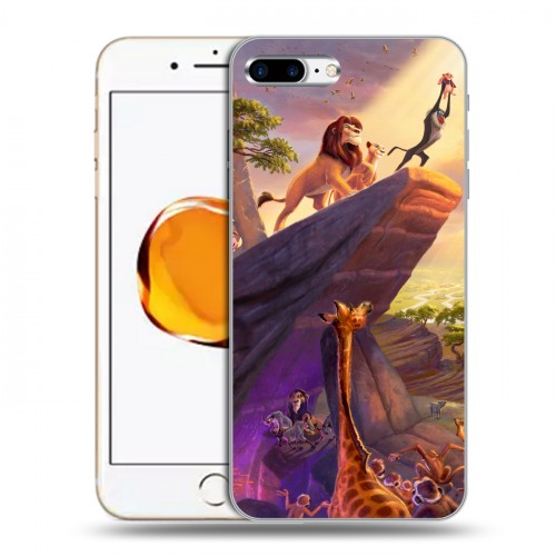 Дизайнерский силиконовый чехол для Iphone 7 Plus / 8 Plus Король Лев