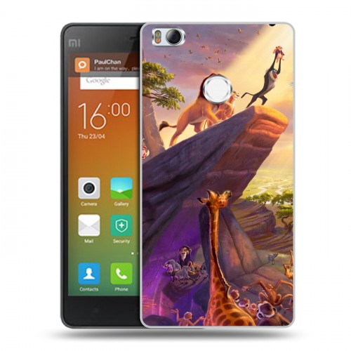 Дизайнерский силиконовый чехол для Xiaomi Mi4S Король Лев