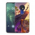 Дизайнерский силиконовый чехол для Nokia 6.2 Король Лев