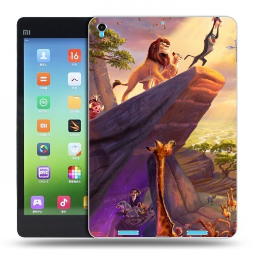 Дизайнерский силиконовый чехол для Xiaomi MiPad Король Лев