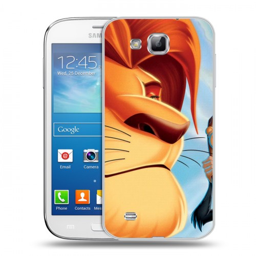 Дизайнерский пластиковый чехол для Samsung Galaxy Premier Король Лев