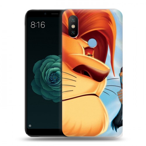 Дизайнерский силиконовый чехол для Xiaomi Mi A2 Король Лев